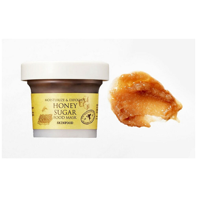 Медовая маска для лица Skinfood Honey Sugar Food Mask 120 г  - изображение 3