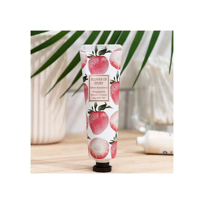 Крем для рук «Клубничный рай» увлажняющий, 30 мл  - изображение 1