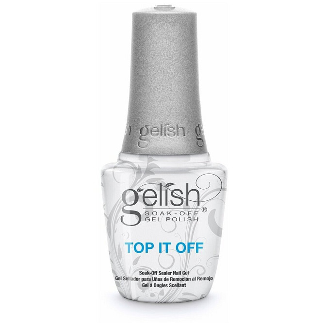 GELISH Верхнее покрытие Top It Off, бесцветный, 15 мл, 100 г  - изображение 1