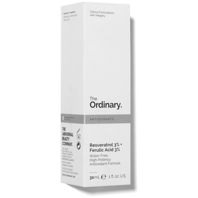 The Ordinary - Resveratrol 3% + Ferulic Acid 3% - Сыворотка с ресвератролом 3% + с феруловой кислото  - изображение 3