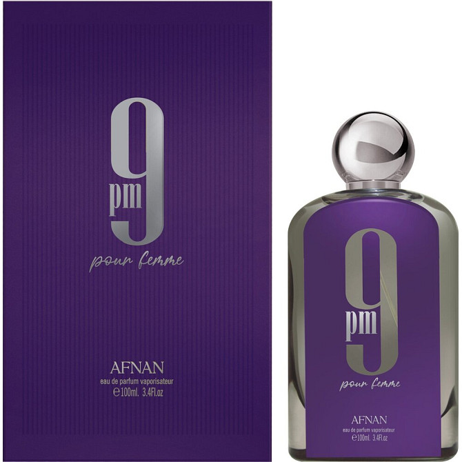 AFNAN 9 PM POUR FEMME PURPLE парфюмерная вода 100 мл  - изображение 1