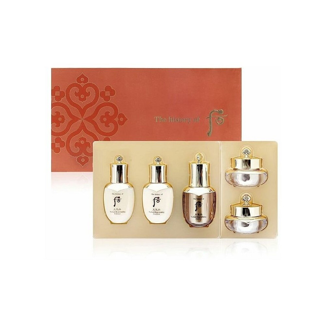 Набор миниатюр The History of Whoo Cheongidan Radiant Regenerating 5pcs Gift Set для упругости (тоне  - изображение 3