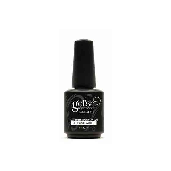 GELISH Hard Gel - French White, 15 ml - ярко-белая краска для французского маникюра, 15 мл 