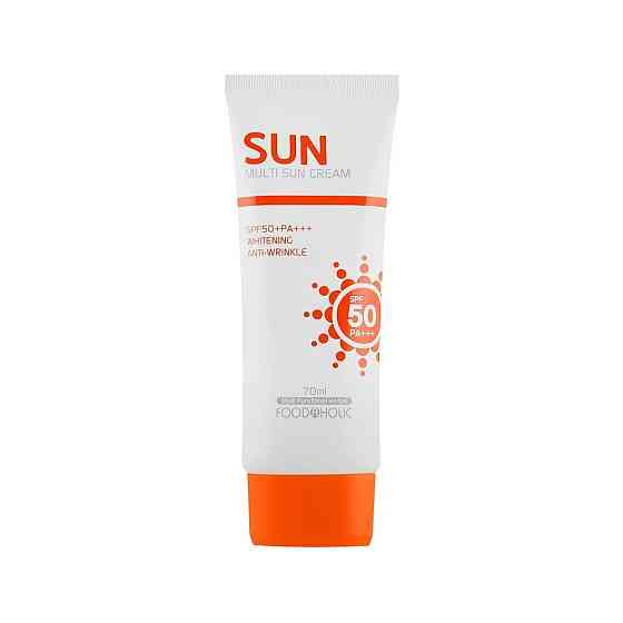 Крем солнцезащитный FoodaHolic Multi Sun Cream SPF 50+, РА+++, 70 мл 