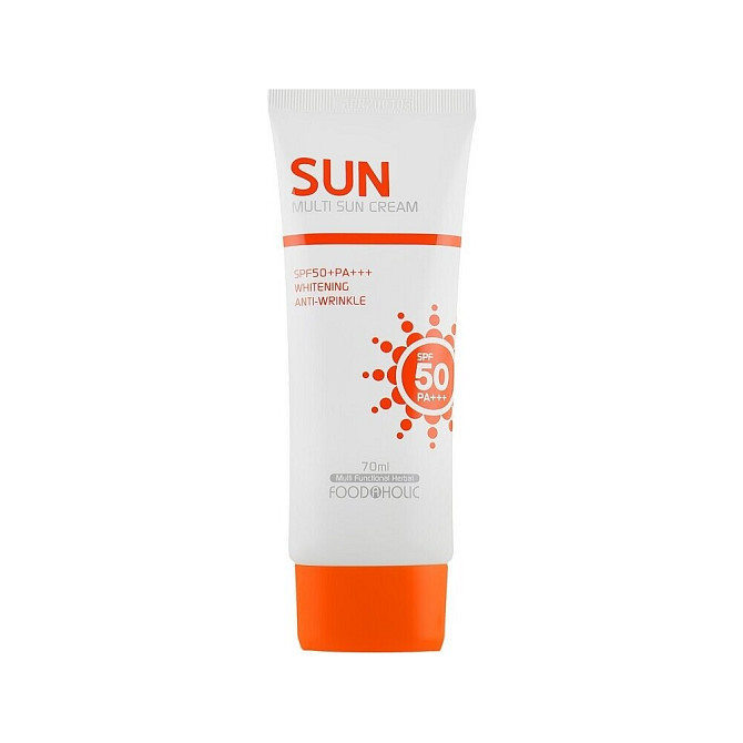 Крем солнцезащитный FoodaHolic Multi Sun Cream SPF 50+, РА+++, 70 мл  - изображение 1