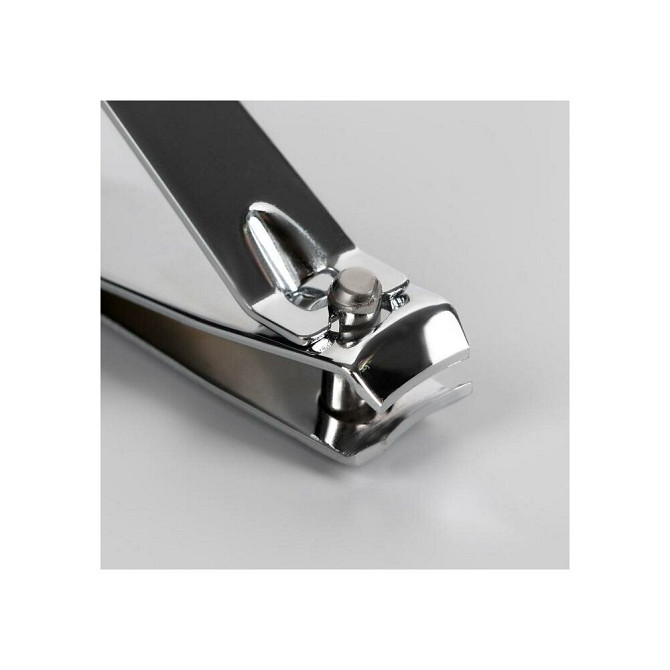 Кусачки-книпсер педикюрные, с пилкой, 7 см, фасовка 12 шт в коробке, цвет серебристый  - изображение 3