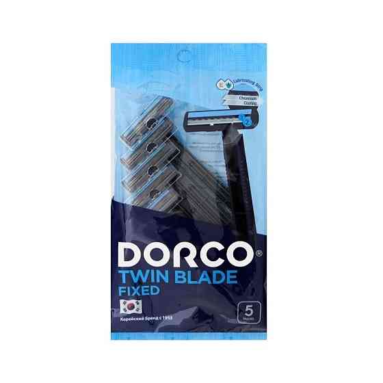 Станок для бритья Dorco Twin Blade Fixed одноразовый без увлажняющей полоской и плавающей головкой 2 