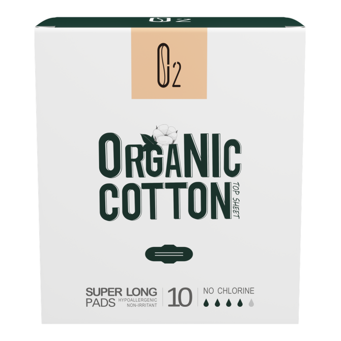 Прокладки гигиенические, ОRGANIC COTTON-LISSANELLI, ультратонкие, ночные, 4 капельки, 10 штук, 100%   - изображение 2