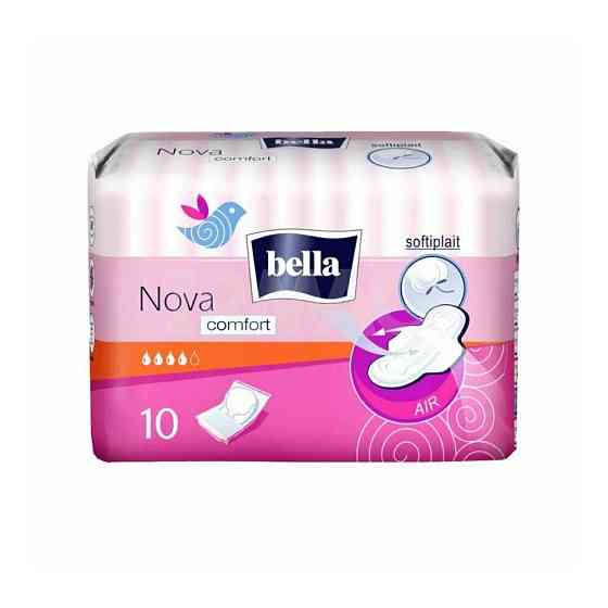 Прокладка BELLA NOVA Comfort 10шт softiplait с крылышками 