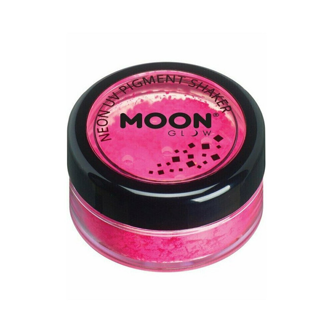 Розовый УФ пигмент для макияжа Moon Glow Intense Neon UV Pigment Shakers, Hot Pink  - изображение 1