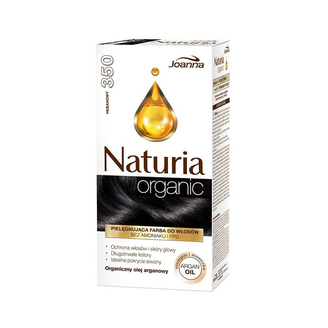 Joanna Naturia Organic, крем-краска для волос, 314 Пепельный  - изображение 1