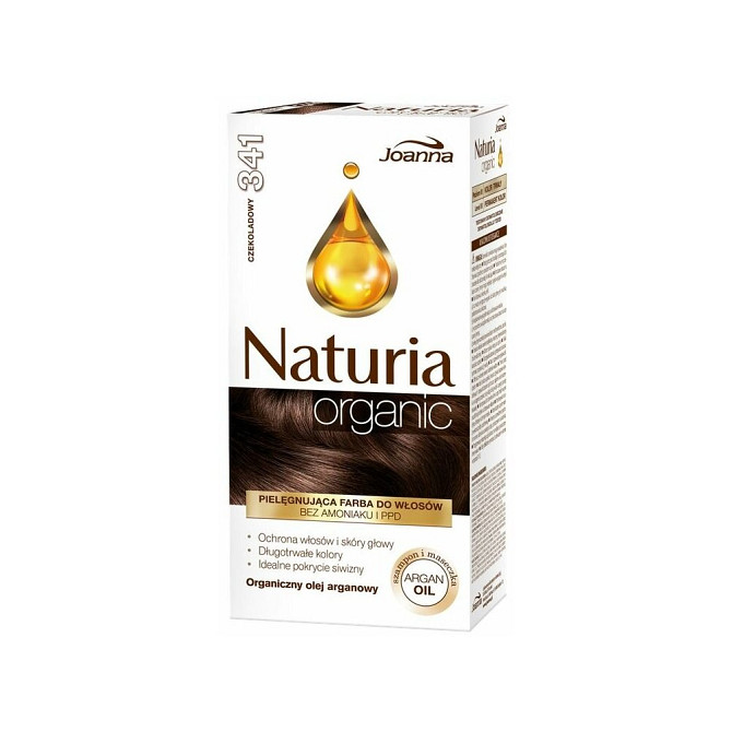 Joanna Naturia Organic, крем-краска для волос, 314 Пепельный  - изображение 3