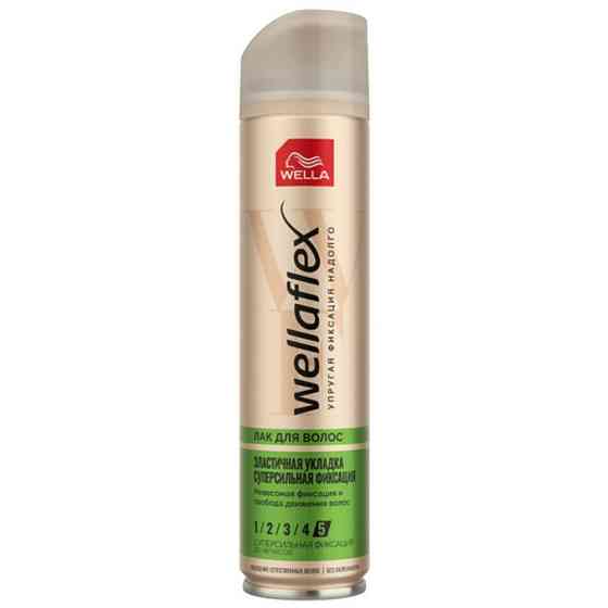 Wella Лак для волос Wellaflex, Эластичная укладка, экстрасильная фиксация, 250 мл 