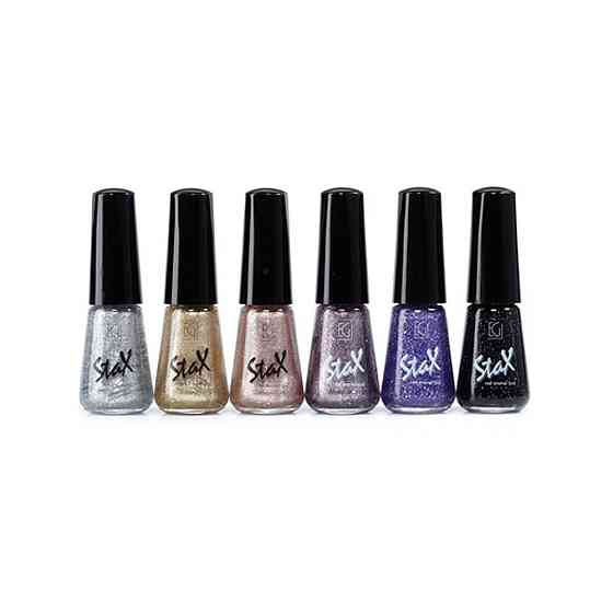 Stax набор лаков для ногтей Nail enamel, 6 шт., 6 мл, 09 