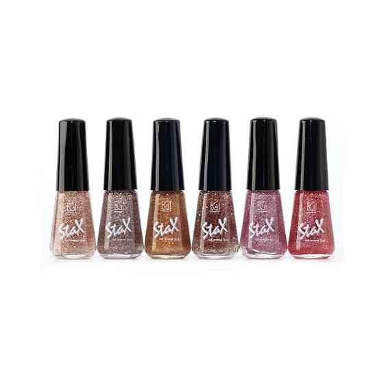 Stax набор лаков для ногтей Nail enamel, 6 шт., 6 мл, 09 