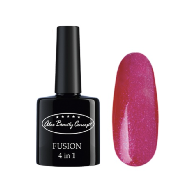 Alex Beauty Concept Гель-лак Fusion 4 in 1 Gel, 7.5 мл, темный PINK  - изображение 3