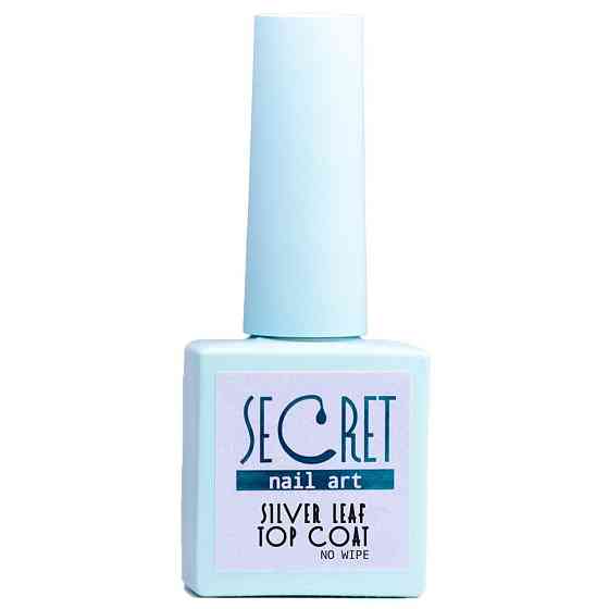 Secret Верхнее покрытие Leaf Top coat No Wipe, TC004 золото, 10 мл 