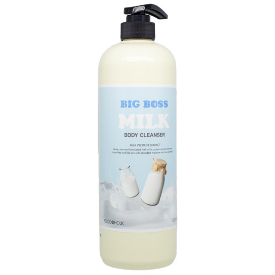 FOODAHOLIC Лосьон для тела на основе молочного протеина BIG BOSS MILK BODY LOTION, 1000 мл. 