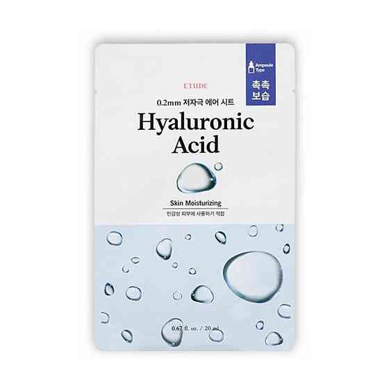 Etude Тканевая маска для лица с гиалуроновой кислотой / 0.2 Therapy Air Mask Hyaluronic Acid, 20 мл 