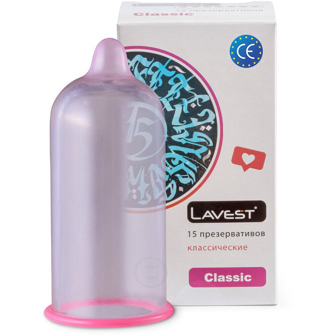 Презервативы LAVEST Classic 15 шт., 15 шт.  - изображение 2