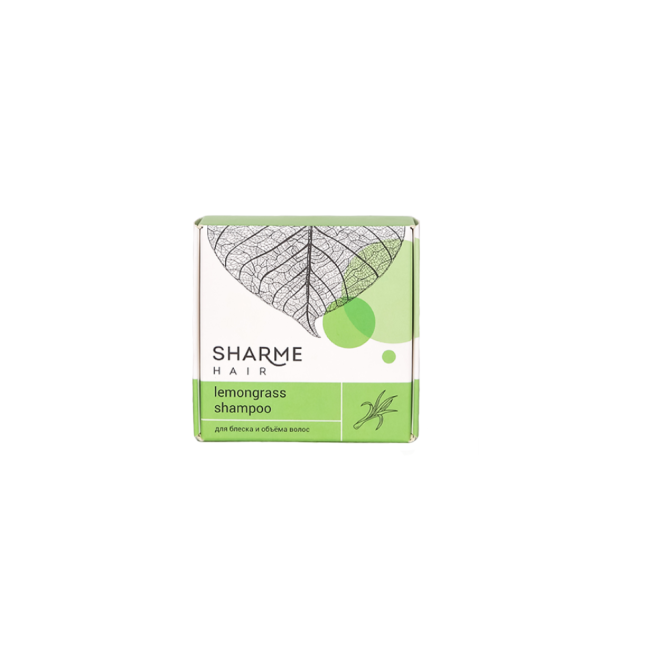 SHARME твердый шампунь Hair Lemongrass, 50 г, 50 мл  - изображение 1