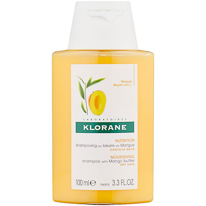 Klorane шампунь Nutrition and Hydration with mango butter, 400 мл  - изображение 1