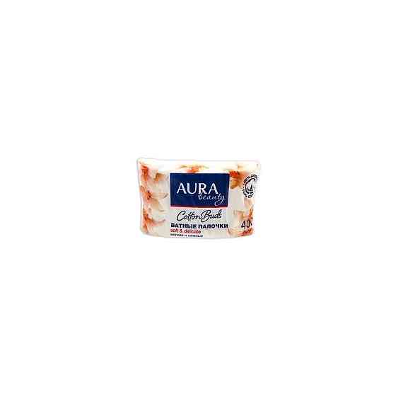 Ватные палочки Aura Beauty Cotton buds, 400 шт., пакет 