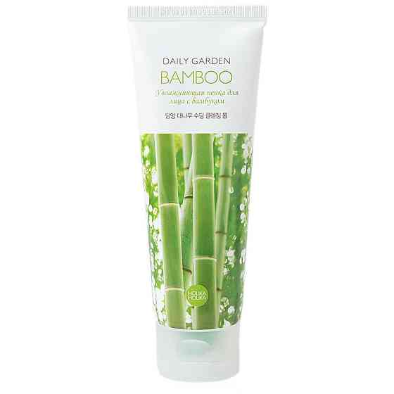 Holika Holika очищающая пенка для лица с бамбуком Daily Garden Bamboo Soothing cleansing foam from D 