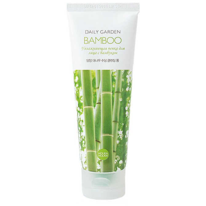 Holika Holika очищающая пенка для лица с бамбуком Daily Garden Bamboo Soothing cleansing foam from D  - изображение 1