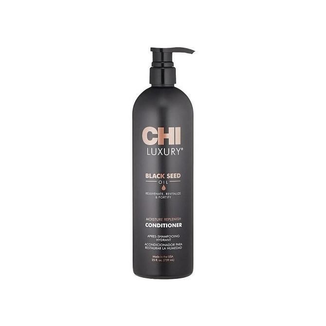 CHI кондиционер Luxury Moisture Replenish Black Seed Oil увлажняющий, 739 мл  - изображение 3