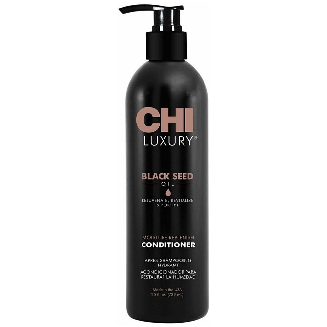 CHI кондиционер Luxury Moisture Replenish Black Seed Oil увлажняющий, 739 мл  - изображение 1