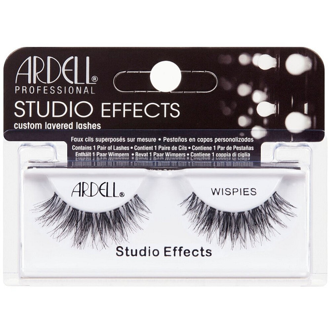 Ardell накладные ресницы Studio Effects Wispies, черный, 2 шт.  - изображение 1