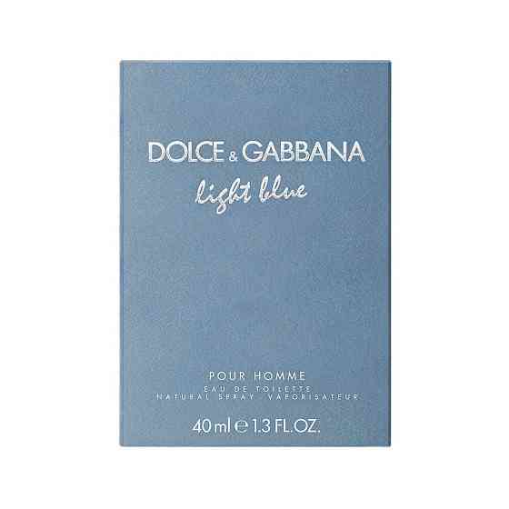 DOLCE & GABBANA туалетная вода Light Blue pour Homme, 40 мл 