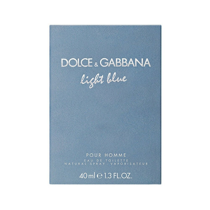 DOLCE & GABBANA туалетная вода Light Blue pour Homme, 40 мл  - изображение 2