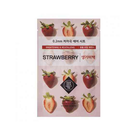 Etude тканевая маска 0.2 Therapy Air Mask Strawberry с экстрактом клубники, 20 мл 