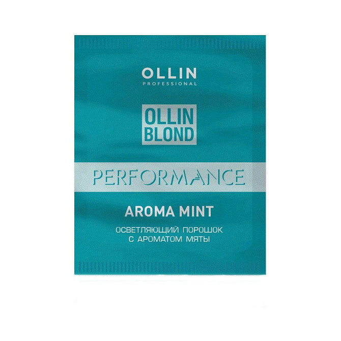 OLLIN Professional Осветляющий порошок с ароматом мяты Blond Perfomance Aroma Mint, 500 мл  - изображение 1