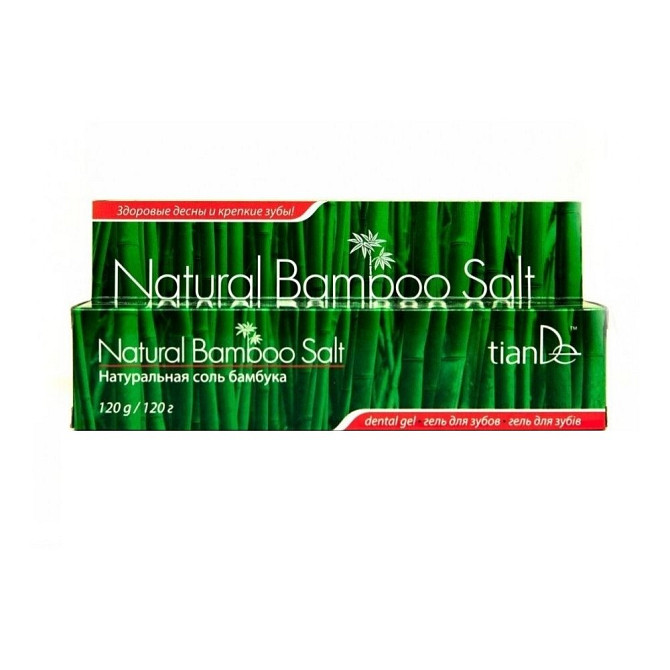 Зубная паста TianDe Natural Bamboo Salt gel, 120 г  - изображение 2