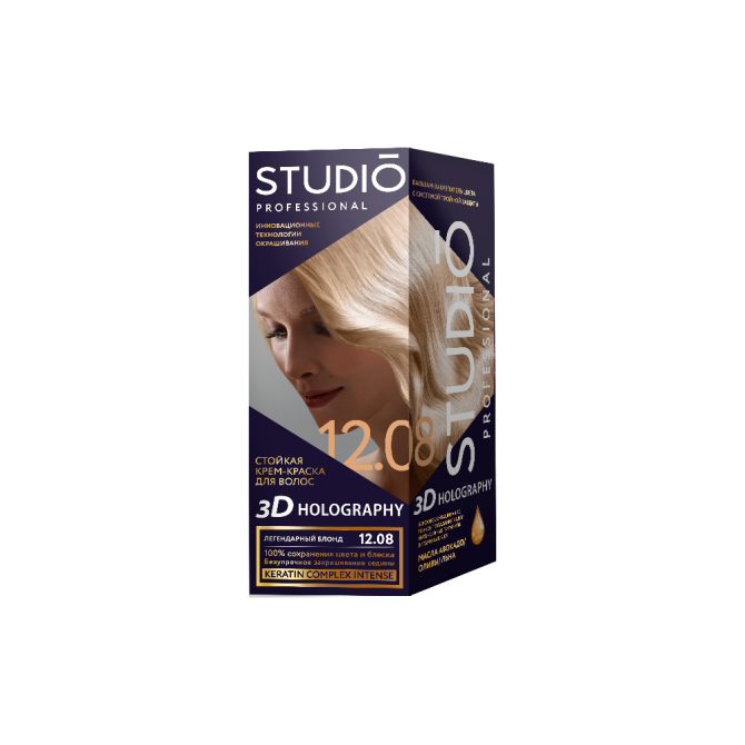 Essem Hair Studio Professional 3D Holography стойкая крем-краска для волос, 90.35 Кофе с молоком, 11  - изображение 1