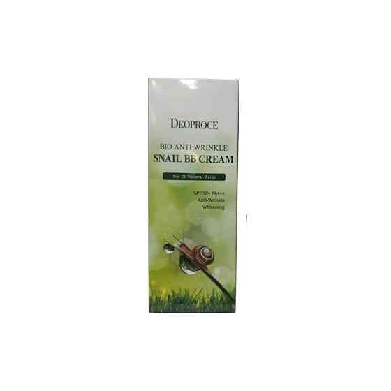 Deoproce BB-крем Bio Anti-wrinkle Snail, SPF 50, 60 мл/60 г, оттенок: 23 sand beige 