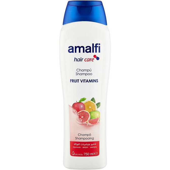 Amalfi шампунь семейный Fruit and Vitamins, 750 мл  - изображение 1