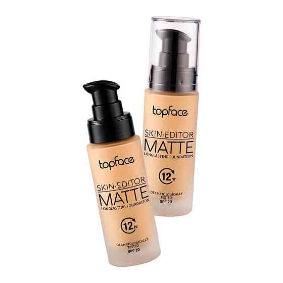 Topface Тональный крем Skin Editor Matte, SPF 20, 30 мл, оттенок: 001 