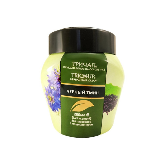 Trichup Крем для волос с черным тмином Herbal Cream Black Seed, 232 г, 200 мл  - изображение 3