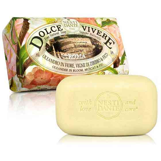 Nesti Dante Мыло кусковое Dolce Vivere Roma, 250 г 