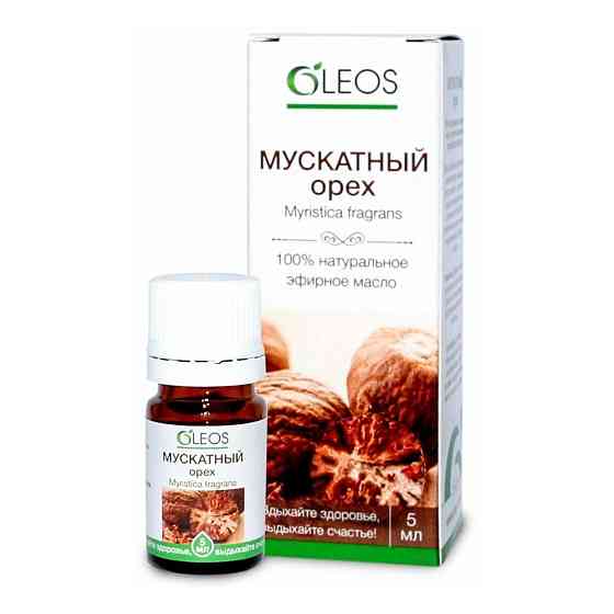 OLEOS эфирное масло Мускатный орех, 5 мл 