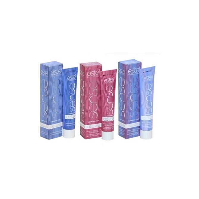 ESTEL Sense De Luxe полуперманентная крем-краска для волос, 6/0 темно-русый, 60 мл  - изображение 2