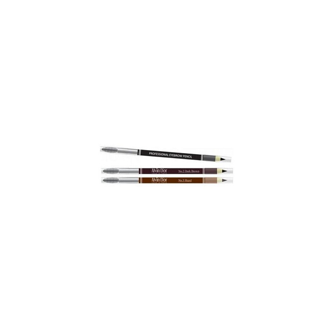 Alvin D'or Карандаш для бровей Professional Eyebrow, оттенок 1 black  - изображение 2