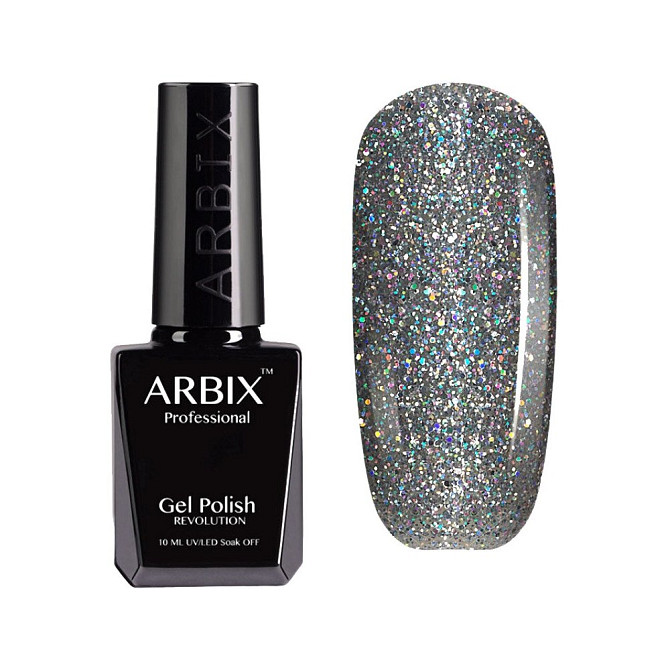 Arbix Гель-лак Classic (glitter), 10 мл, 50 г, 104 Звездопад  - изображение 1