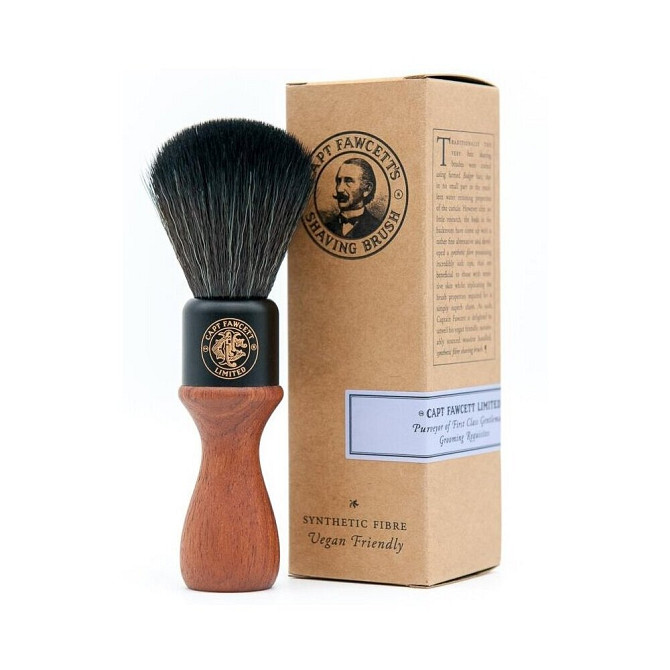 Помазок Captain Fawcett CF5579 синтетическая фибра, дерево, коричневый  - изображение 1