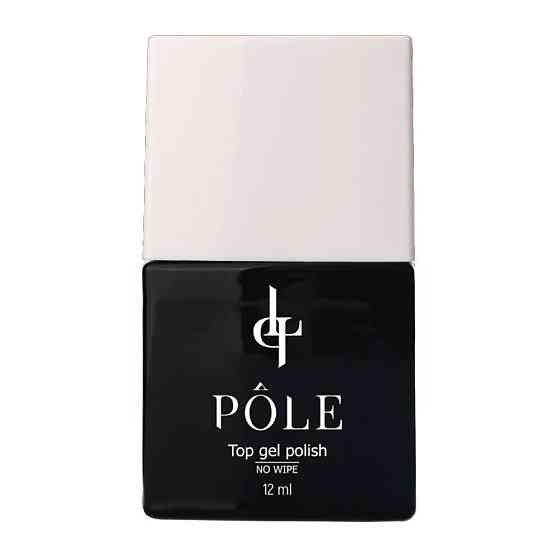 Pole Верхнее покрытие Top gel no wipe, прозрачный, 12 мл 