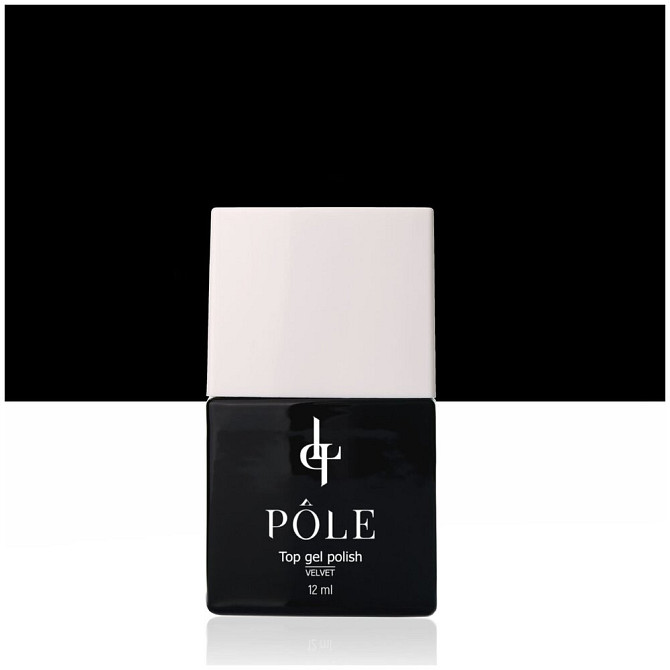 Pole Верхнее покрытие Top gel Velvet, прозрачный, 12 мл  - изображение 3